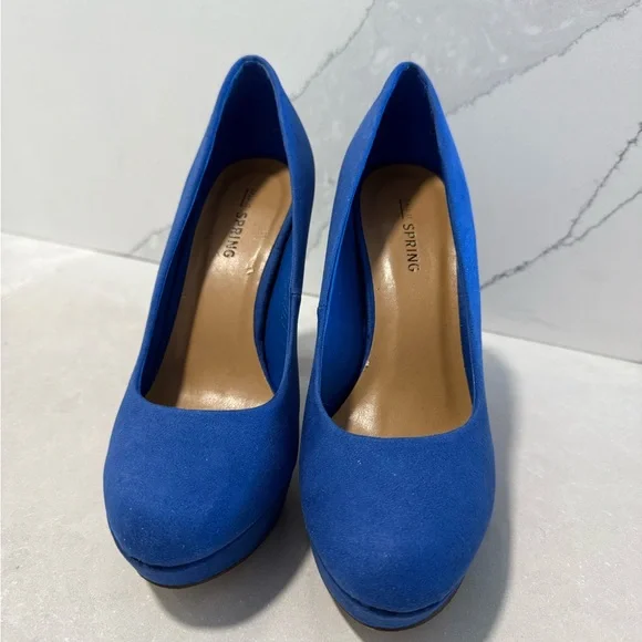 Call it Spring - Blue Pumps - Picture 1 of 5